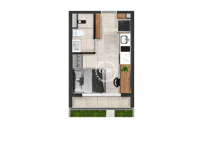 Studio e 1 Dorm. | Studio 20 m²