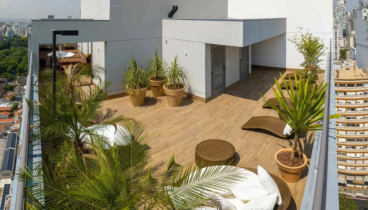 Deck externo | Nex One Consolação Belas Artes