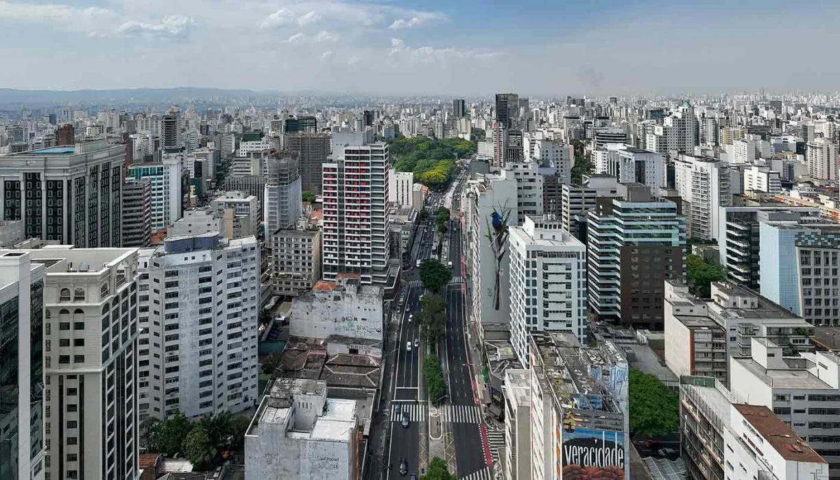 Vista aérea | Nex One Consolação Belas Artes