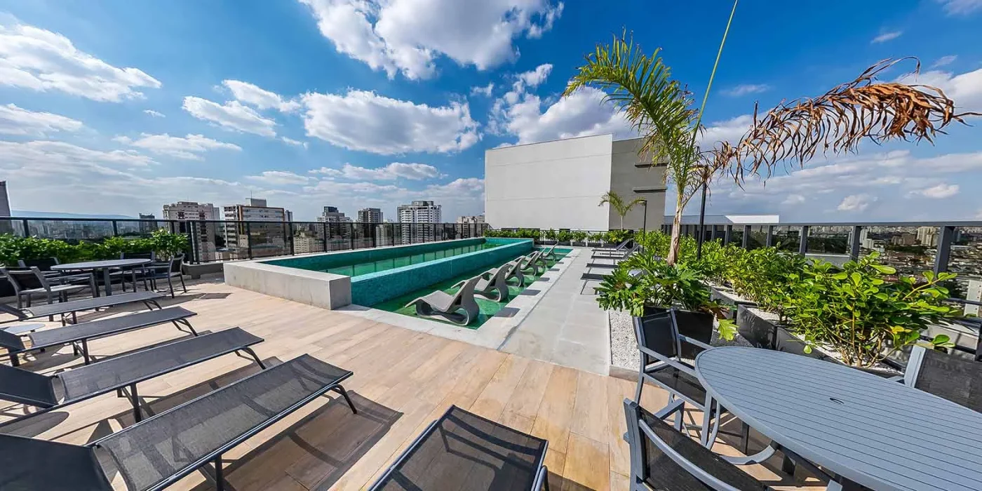 Piscina rooftop | Nex One Gentil de Moura
