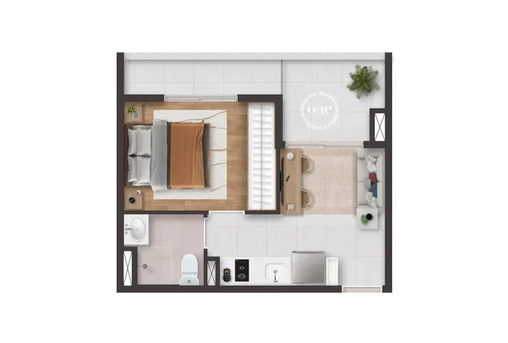 Studio e 1 Dorm. | ! Dorm. 29m²