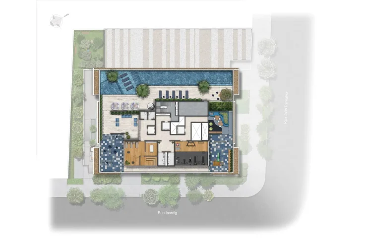 Studio, 4 Dorms. e Duplex | Implantação 5º Pavimento